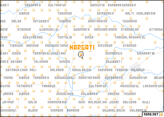 map of Hārgāti
