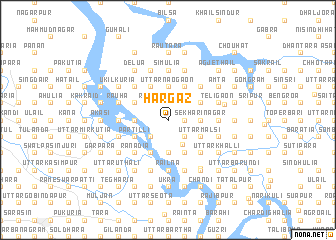 map of Hargaz