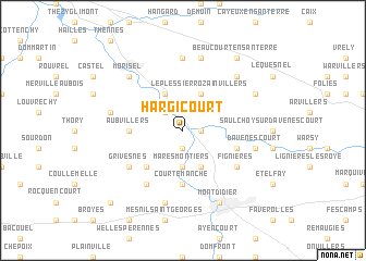 map of Hargicourt