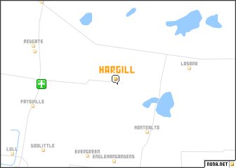 map of Hargill