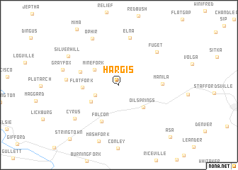 map of Hargis