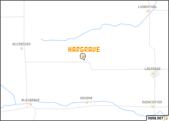 map of Hargrave