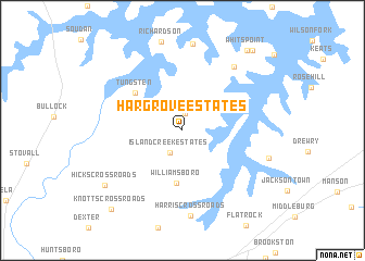 map of Hargrove Estates