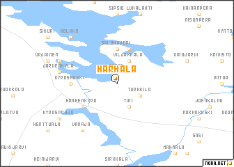 map of Harhala