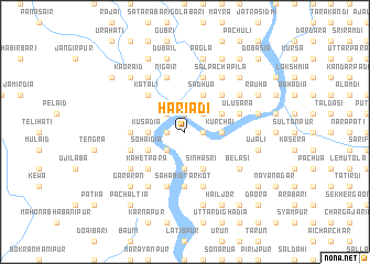 map of Hāriādi