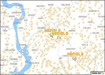 map of Hariāla