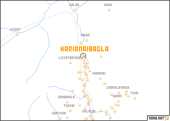 map of Hariānai Bagla