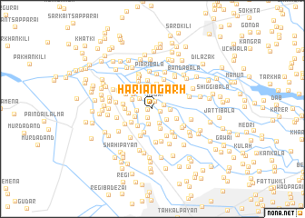 map of Harīān Garh