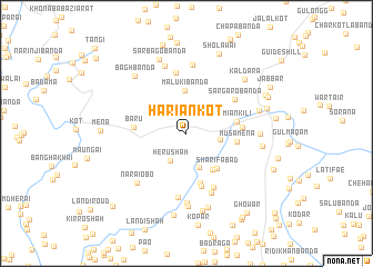 map of Hariānkot