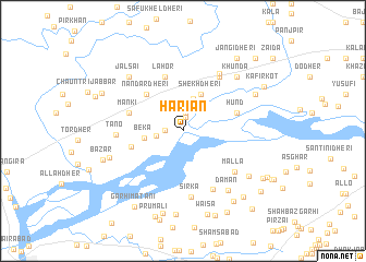 map of Hariān