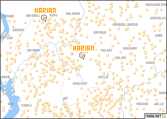 map of Hāriān