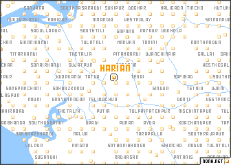 map of Harian