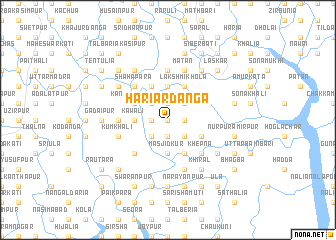 map of Hariārdānga