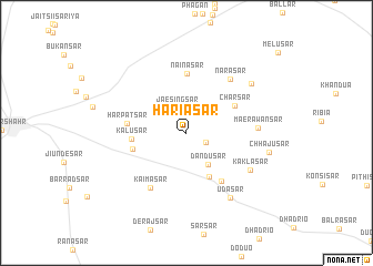 map of Hariāsar