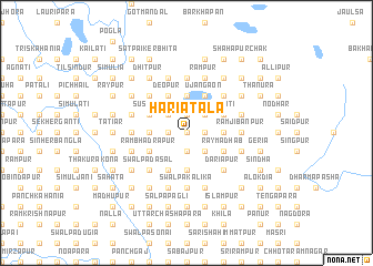 map of Hariātala