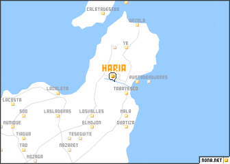 map of Haría