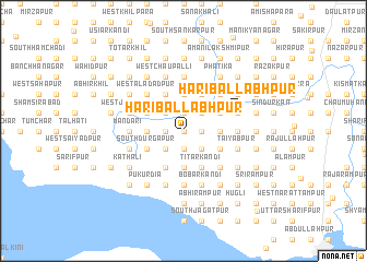 map of Hariballabhpur