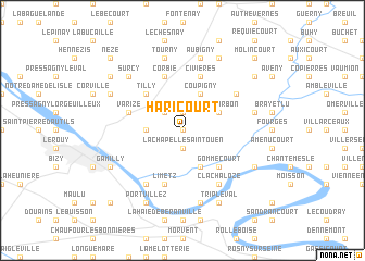 map of Haricourt