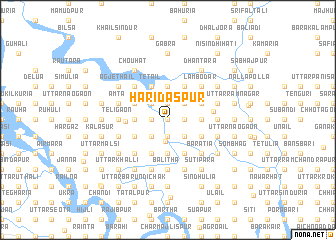 map of Harīdāspur