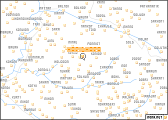 map of Hāri Dhara