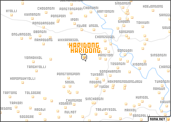 map of Hari-dong
