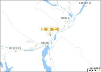 map of Haridwār