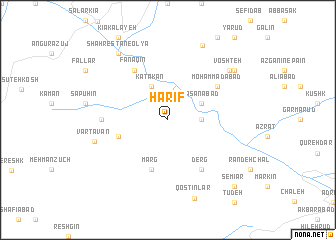 map of Ḩarīf