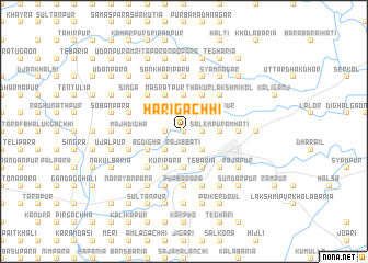 map of Hārigāchhi