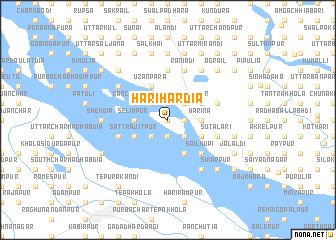 map of Harihardia