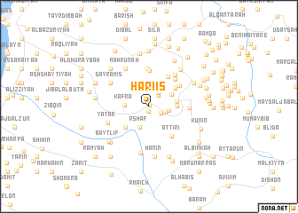 map of Hâriîs