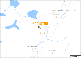 map of Ḩarījīyah