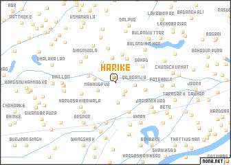 map of Harike