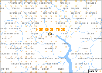 map of Harikhāli Chak