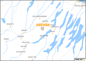 map of Ḩarīmah