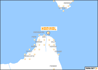 map of Harimal