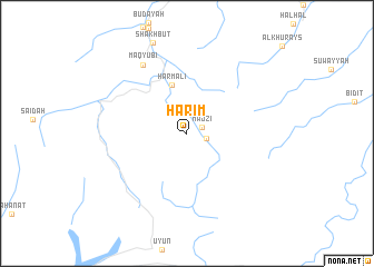 map of Ḩarīm