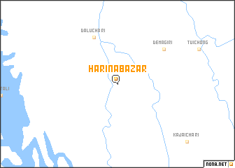 map of Harina Bāzār