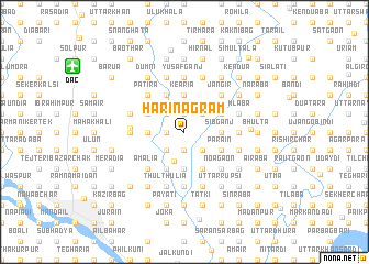 map of Harināgrām