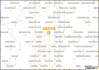 map of Harina