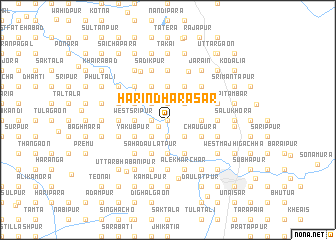 map of Harindharāsar