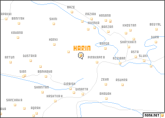 map of Harin