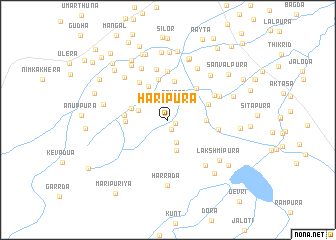 map of Harīpura