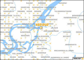 map of Harīpur