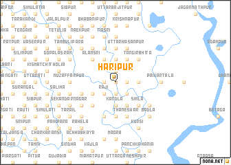 map of Harīpur