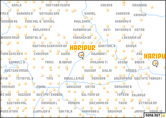 map of Harīpur