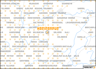 map of Harirāmpur