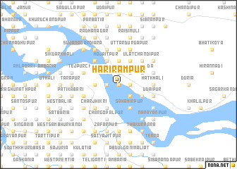 map of Harirāmpur