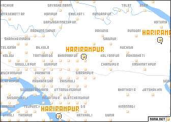 map of Harirāmpur