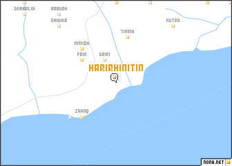 map of Ḩarirhinītin