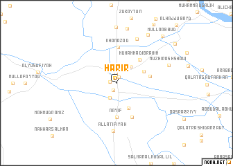map of Ḩarīr